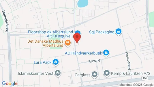 Lagerlokaler til leje i Albertslund - Foto fra Google Street View