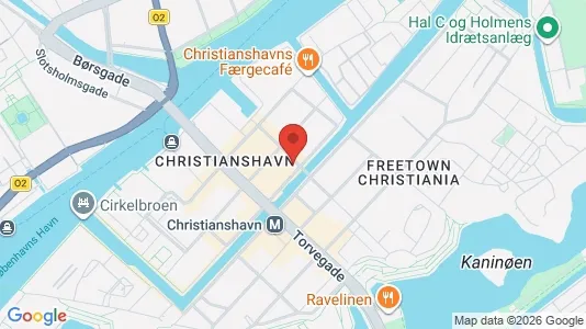 Kontorlokaler til leje i København K - kort over placeringen