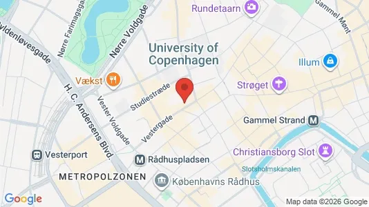 Kontorlokaler til leje i København K - kort over placeringen