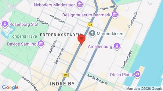 Kontorlokaler til leje i København K - kort over placeringen