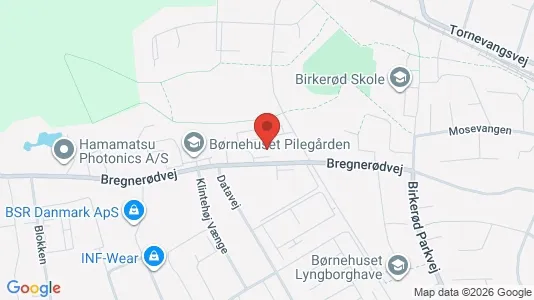 Kontorlokaler til leje i Birkerød - kort over placeringen