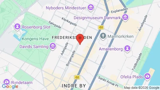 Kontorlokaler til leje i København K - kort over placeringen