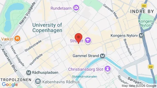 Kontorlokaler til leje i København K - kort over placeringen