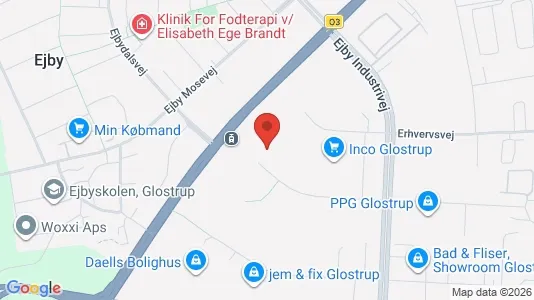 Kontorlokaler til leje i Glostrup - kort over placeringen