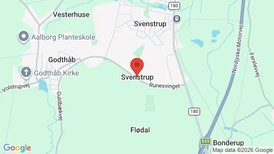 Erhvervslokaler til leje i Svenstrup J - Foto fra Google Street View