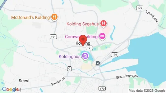 Erhvervslokaler til leje i Kolding - Foto fra Google Street View