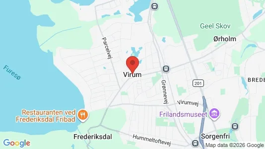 Butikslokaler til leje i Virum - Foto fra Google Street View