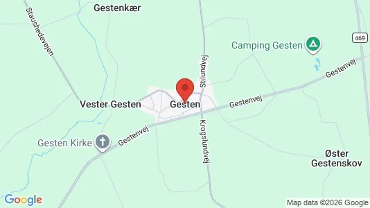 Erhvervslokaler til leje i Gesten - Foto fra Google Street View
