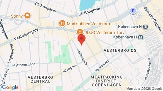 Erhvervslokaler til leje i Vesterbro - Foto fra Google Street View
