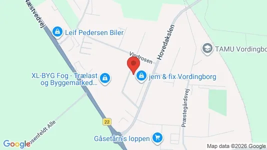 Lagerlokaler til leje i Vordingborg - Foto fra Google Street View