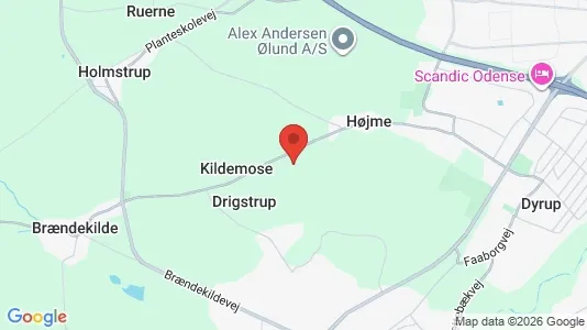 Erhvervslokaler til leje i Odense SV - Foto fra Google Street View