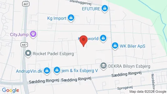 Erhvervslokaler til leje i Esbjerg V - Foto fra Google Street View