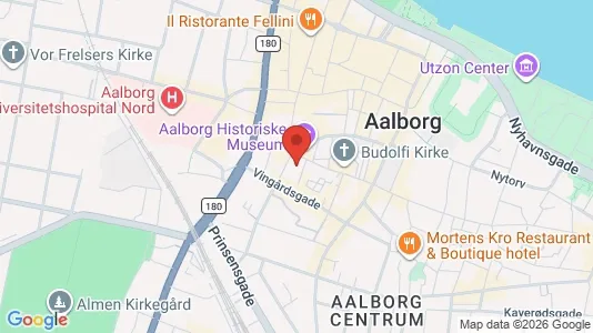 Kontorlokaler til leje i Aalborg Centrum - Foto fra Google Street View