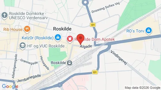 Erhvervslokaler til leje i Roskilde - Foto fra Google Street View