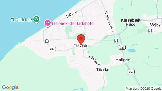 Butikslokaler til leje i Tisvildeleje - Foto fra Google Street View