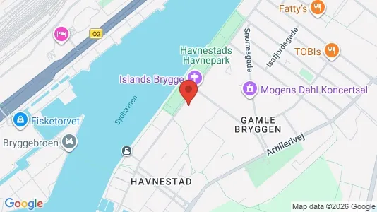 Kontorlokaler til leje i København S - kort over placeringen