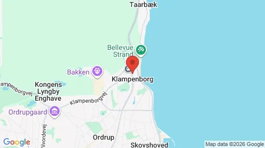 Restaurantlokaler til leje i Klampenborg - Foto fra Google Street View