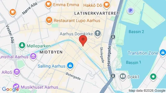 Erhvervslokaler til leje i Århus C - Foto fra Google Street View