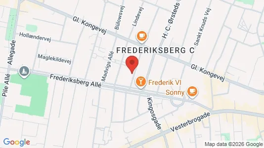 Erhvervslokaler til leje i Frederiksberg C - Foto fra Google Street View