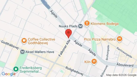 Erhvervslokaler til leje i Frederiksberg - Foto fra Google Street View