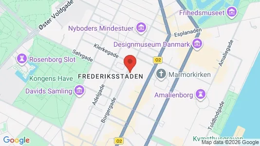 Erhvervslokaler til leje i København K - kort over placeringen