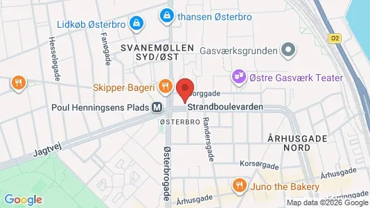 Erhvervslokaler til leje i Østerbro - Foto fra Google Street View