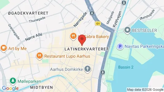 Erhvervslokaler til leje i Århus C - Foto fra Google Street View