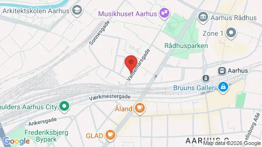 Erhvervslokaler til leje i Århus C - Foto fra Google Street View