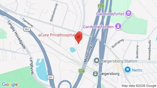 Erhvervslokaler til leje i Kongens Lyngby - kort over placeringen