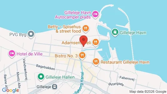 Erhvervslokaler til leje i Gilleleje - Foto fra Google Street View