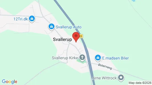 Erhvervslokaler til leje i Kalundborg - kort over placeringen