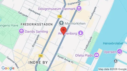 Erhvervslokaler til leje i København K - kort over placeringen