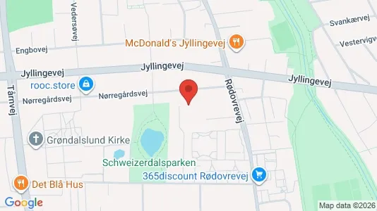 Erhvervslokaler til leje i Rødovre - kort over placeringen