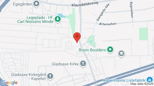 Erhvervslokaler til leje i Søborg - kort over placeringen