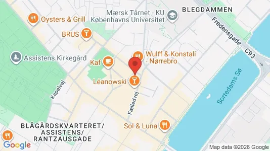 Erhvervslokaler til leje i Nørrebro - Foto fra Google Street View