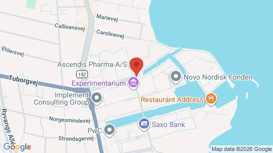 Erhvervslokaler til leje i Hellerup - kort over placeringen