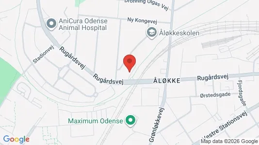 Erhvervslokaler til leje i Odense C - Foto fra Google Street View