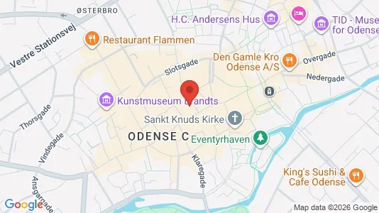 Erhvervslokaler til leje i Odense C - Foto fra Google Street View