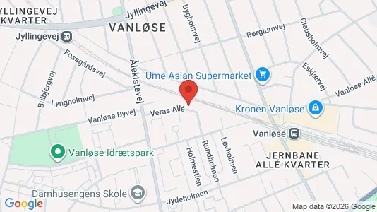 Erhvervslokaler til leje i Vanløse - Foto fra Google Street View