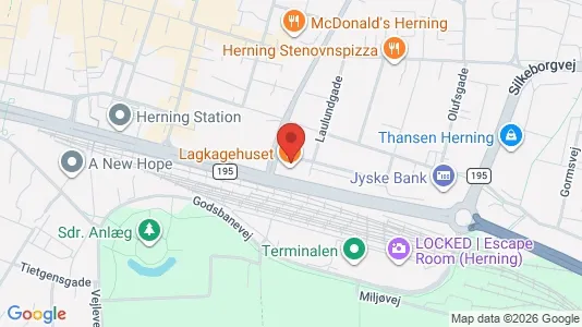 Erhvervslokaler til leje i Herning - Foto fra Google Street View