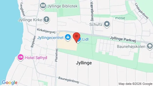 Erhvervslokaler til leje i Jyllinge - Foto fra Google Street View