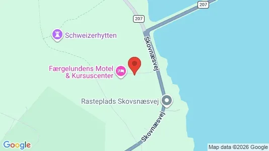 Erhvervslokaler til leje i Jægerspris - kort over placeringen