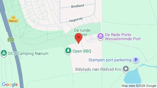 Erhvervslokaler til leje i Nærum - kort over placeringen