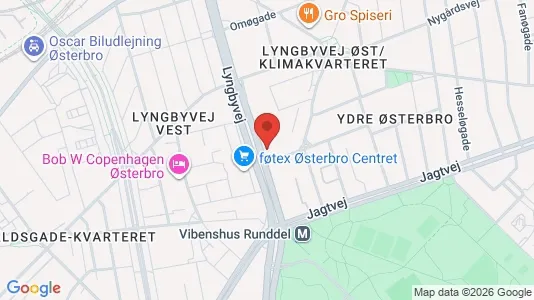 Erhvervslokaler til leje i Østerbro - Foto fra Google Street View