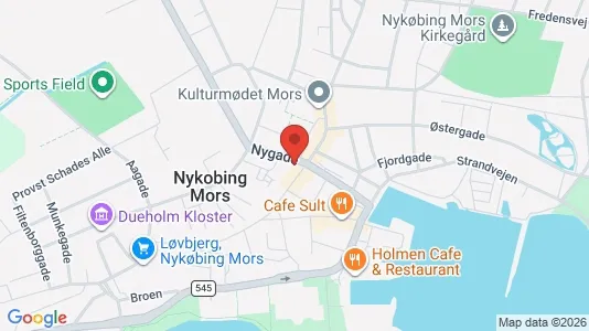 Erhvervslokaler til leje i Nykøbing Mors - Foto fra Google Street View