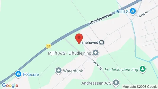 Erhvervslokaler til leje i Frederiksværk - Foto fra Google Street View