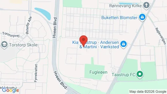 Erhvervslokaler til leje i Taastrup - Foto fra Google Street View