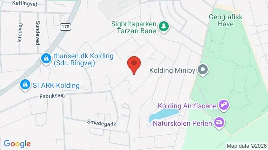 Erhvervslokaler til leje i Kolding - Foto fra Google Street View
