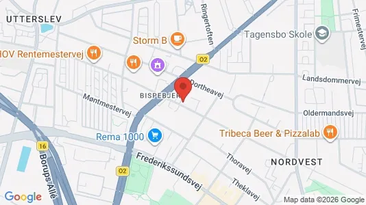 Erhvervslokaler til leje i København NV - Foto fra Google Street View