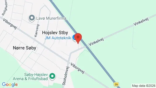 Erhvervslokaler til leje i Højslev - Foto fra Google Street View